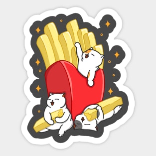 French Fries Lover Sticker